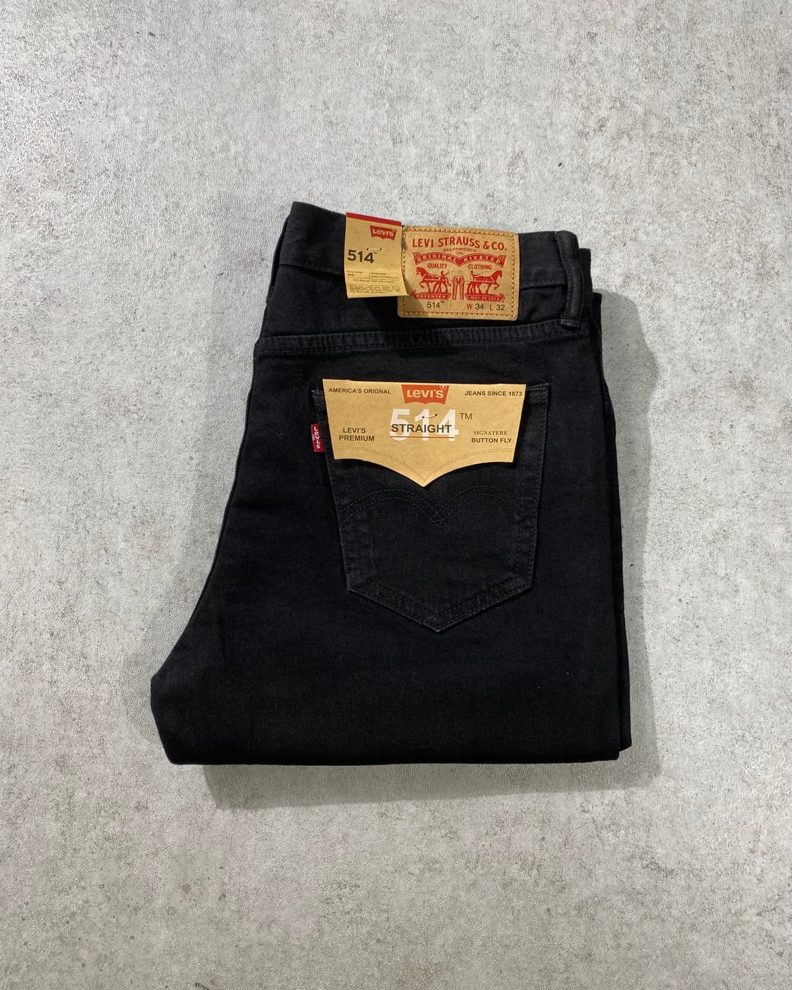 [34] Levi's 514 빈티지 리바이스 블랙 데님팬츠 상품이미지1