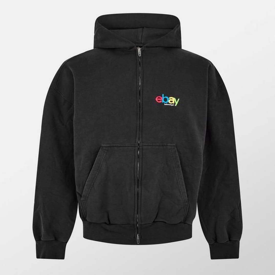 M) 발렌시아가 이베이 Ebay 후드 집업 노윤서 착용 상품이미지4
