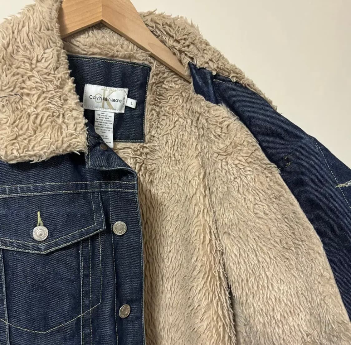 캘빈 클라인 진 양털자켓 L 상품이미지2