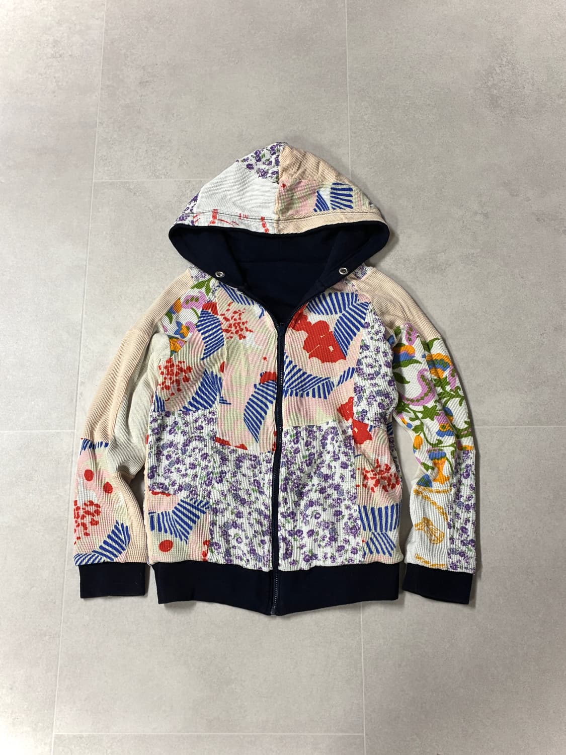 패치 리버시블 후드 집업 상품이미지1