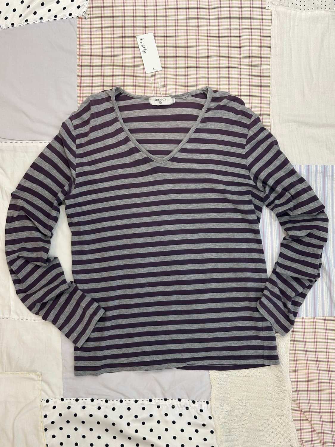 Purple Stripe Tee 상품이미지5