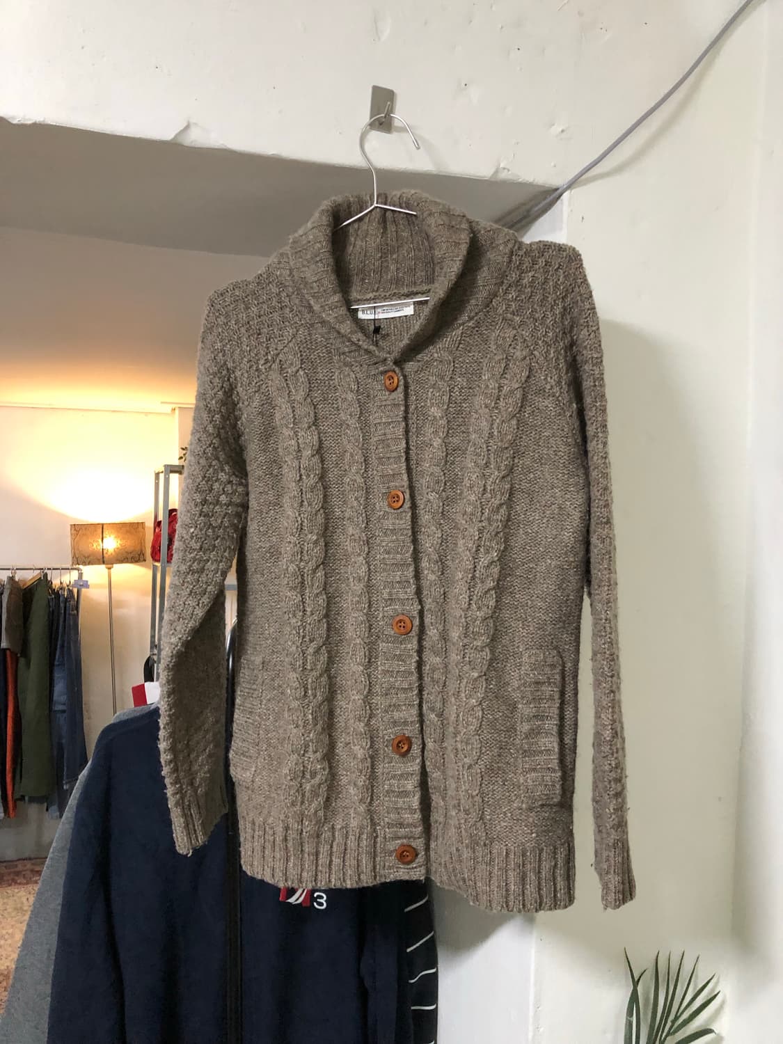 Japanese vintage 브라운 니트 상품이미지1