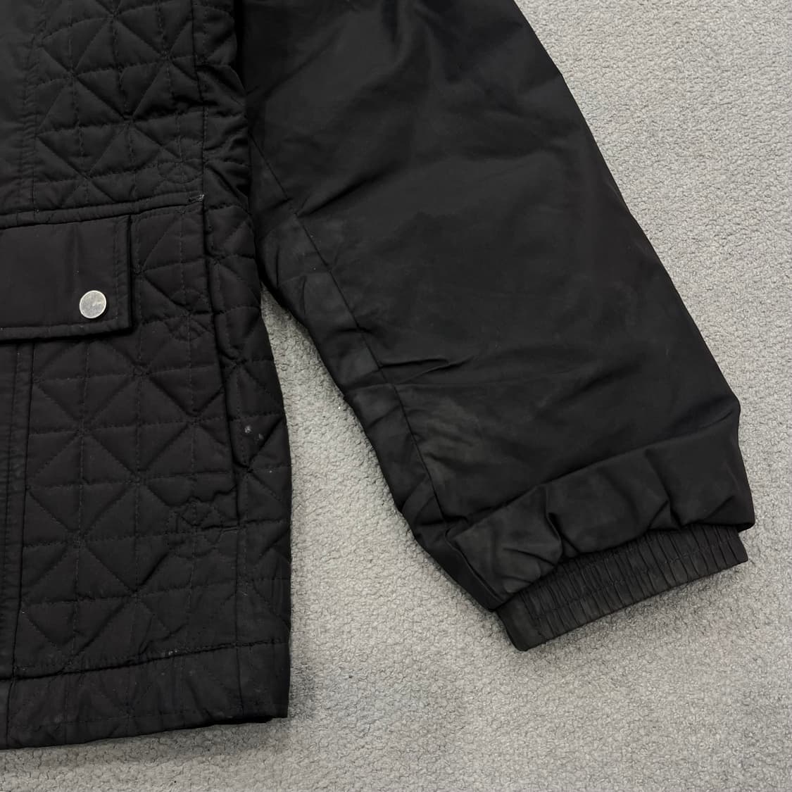 95 아식스 블랙 퀄팅자켓 상품이미지3