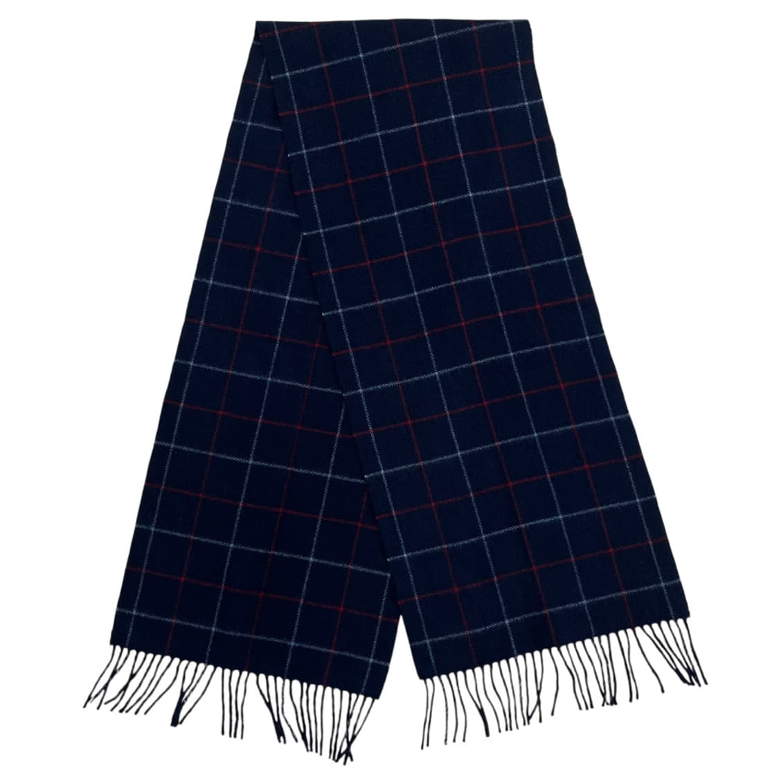 버버리 캐시미어 네이비 머플러 상품이미지4