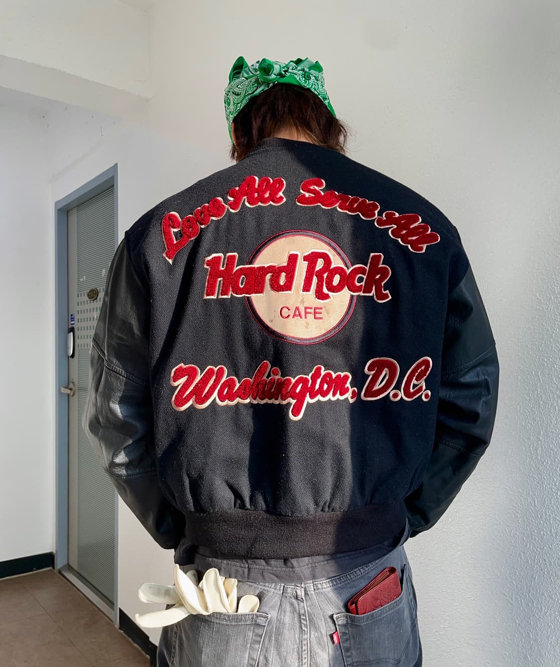 하드락카페 워싱턴DC 바시티자켓 상품이미지1