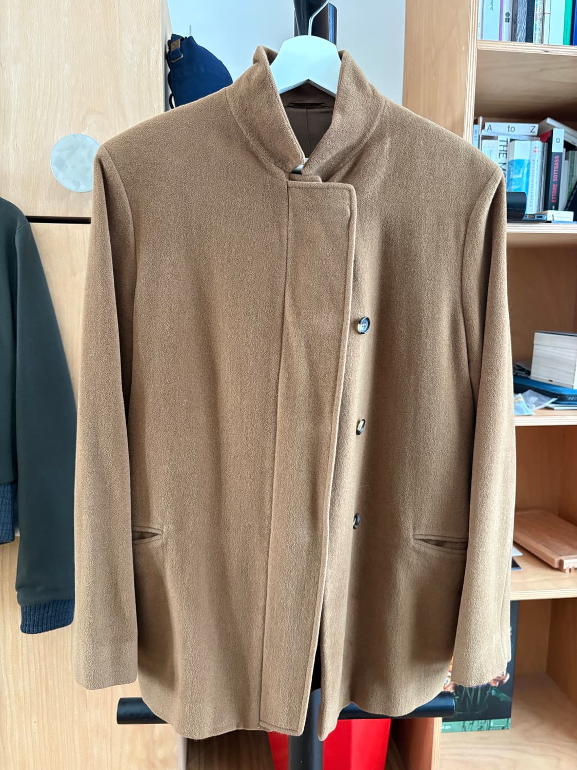 질샌더 스탠드카라 앙고라 자켓 상품이미지3