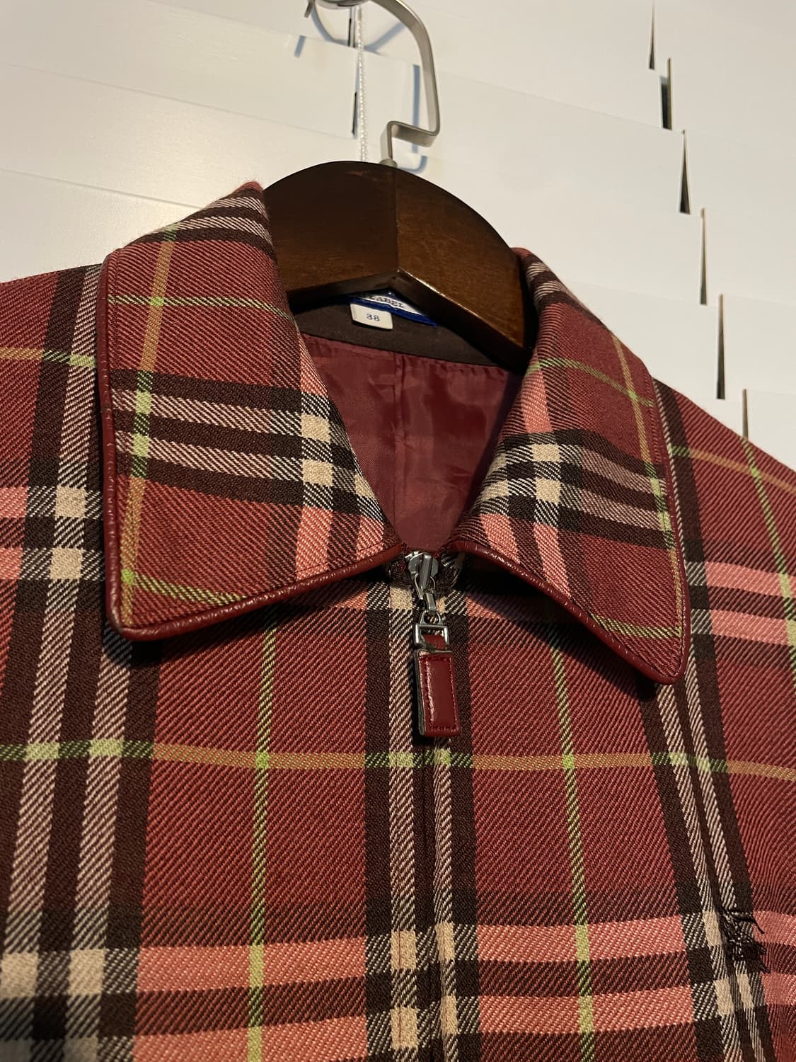 버버리 블루라벨 레드체크 원피스 상품이미지5