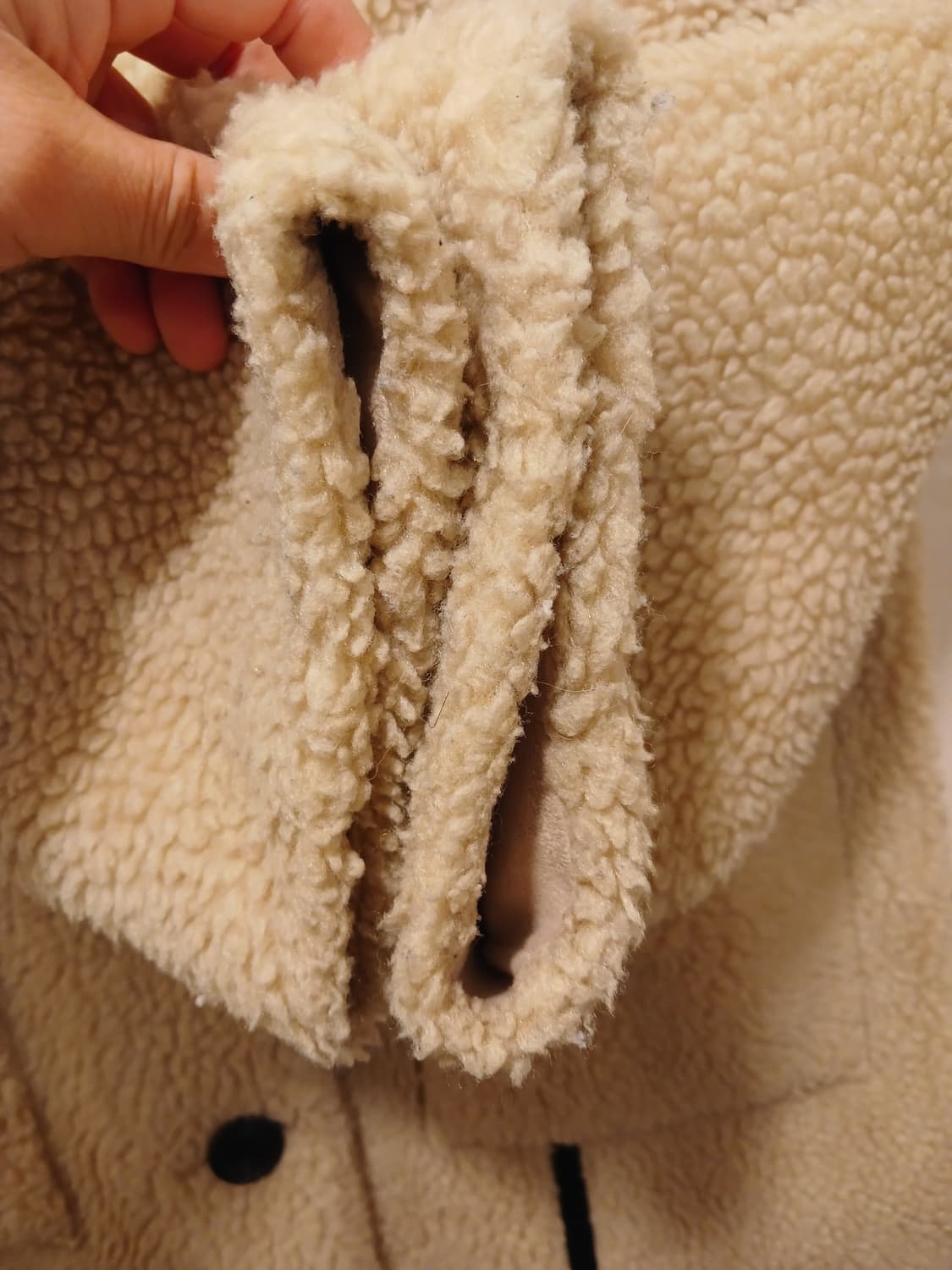 마뗑킴 정품 여성 뽀글이 퍼 롱코트 M 사이즈 상품이미지9