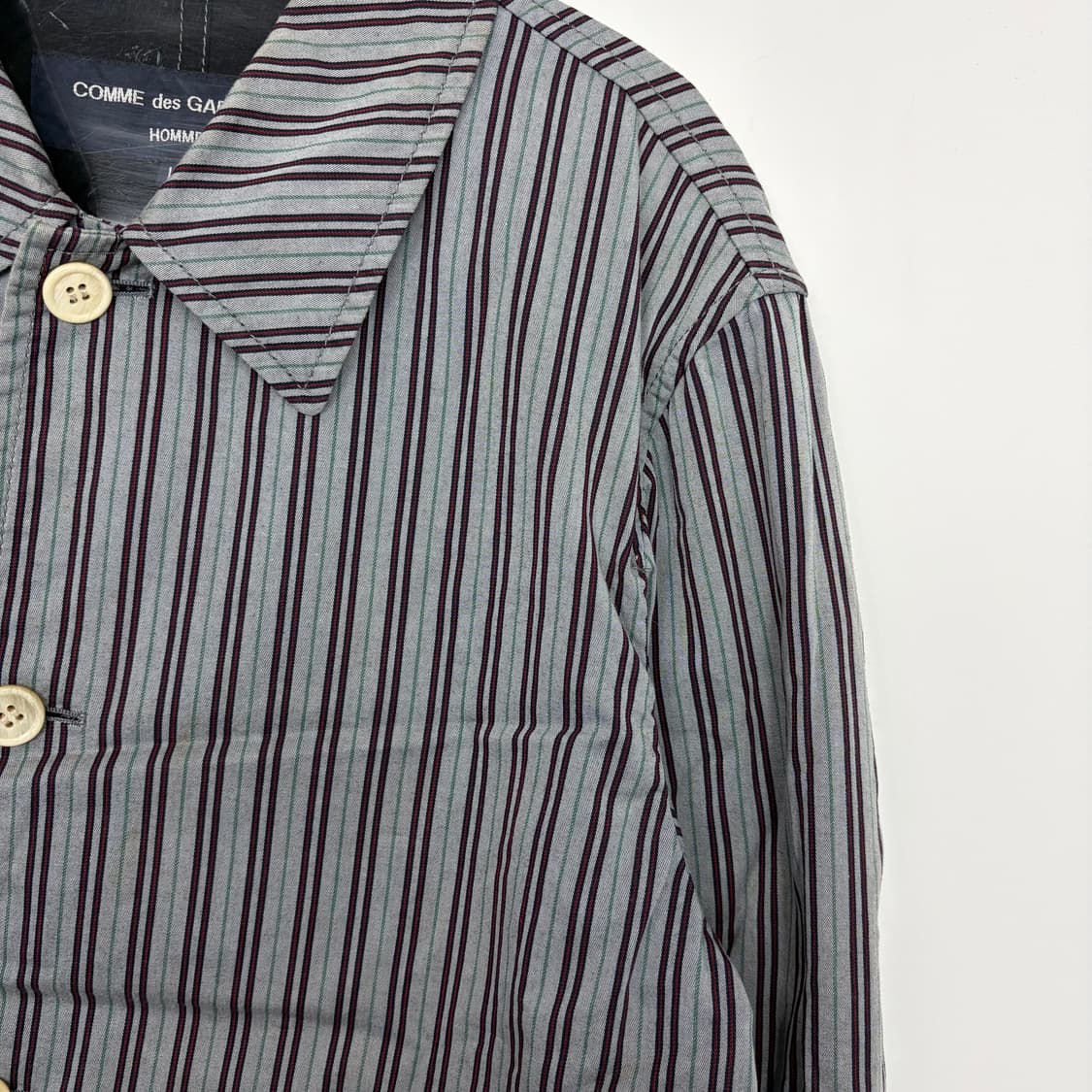 꼼데가르송 패턴 블루종 자켓 상품이미지3