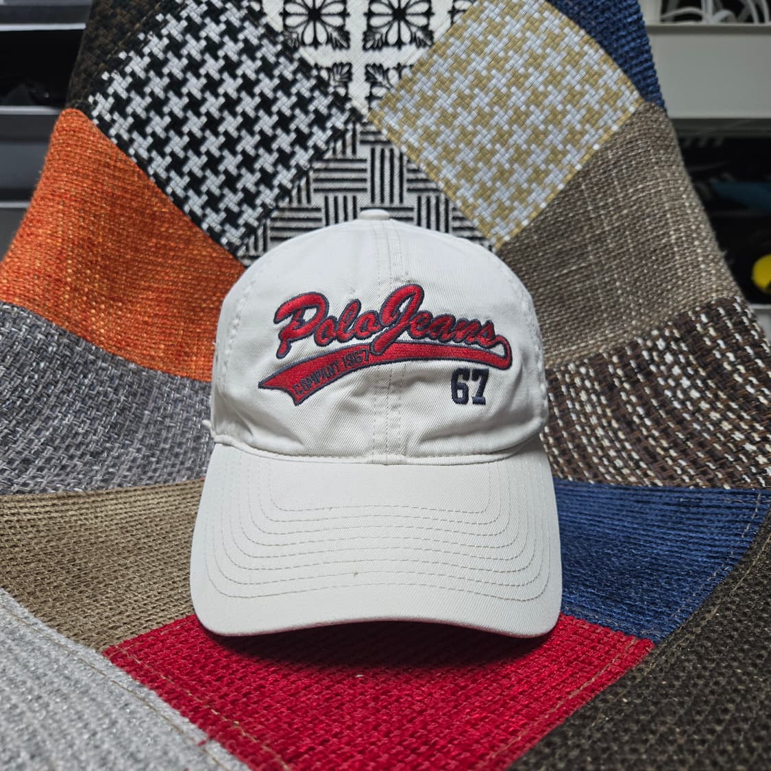 OS 폴로랄프로렌 폴로진스 90s 빈티지 볼캡 베이지 상품이미지1