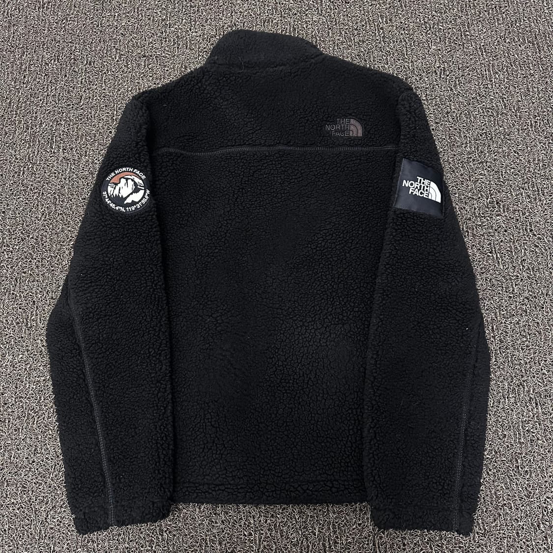 노스페이스 화이트라벨 뽀글이 털 후리스 자켓 블랙 90(S) 상품이미지3