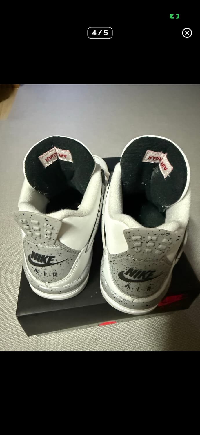 Jordan 4 Retro OG 화이트시멘트 2025 상품이미지4