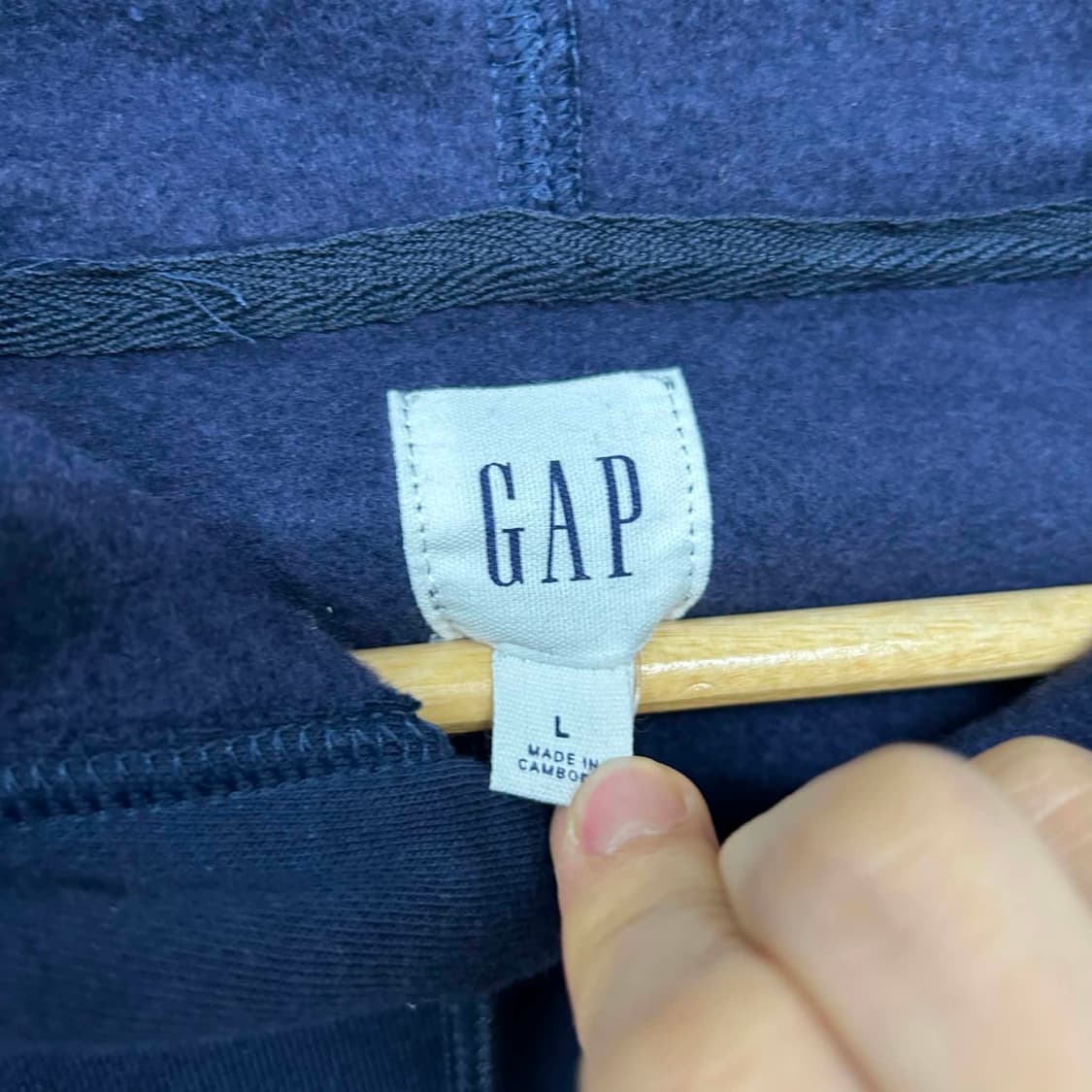 Gap 갭 네이비 폭닥 스웨트셔츠 후드티(L) 상품이미지9