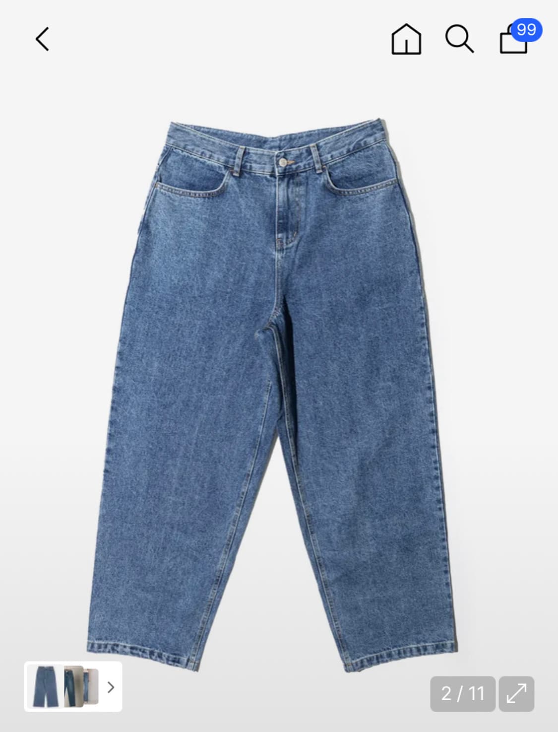 펀치드렁크파티즈 misfits jeans 2사이즈 상품이미지2