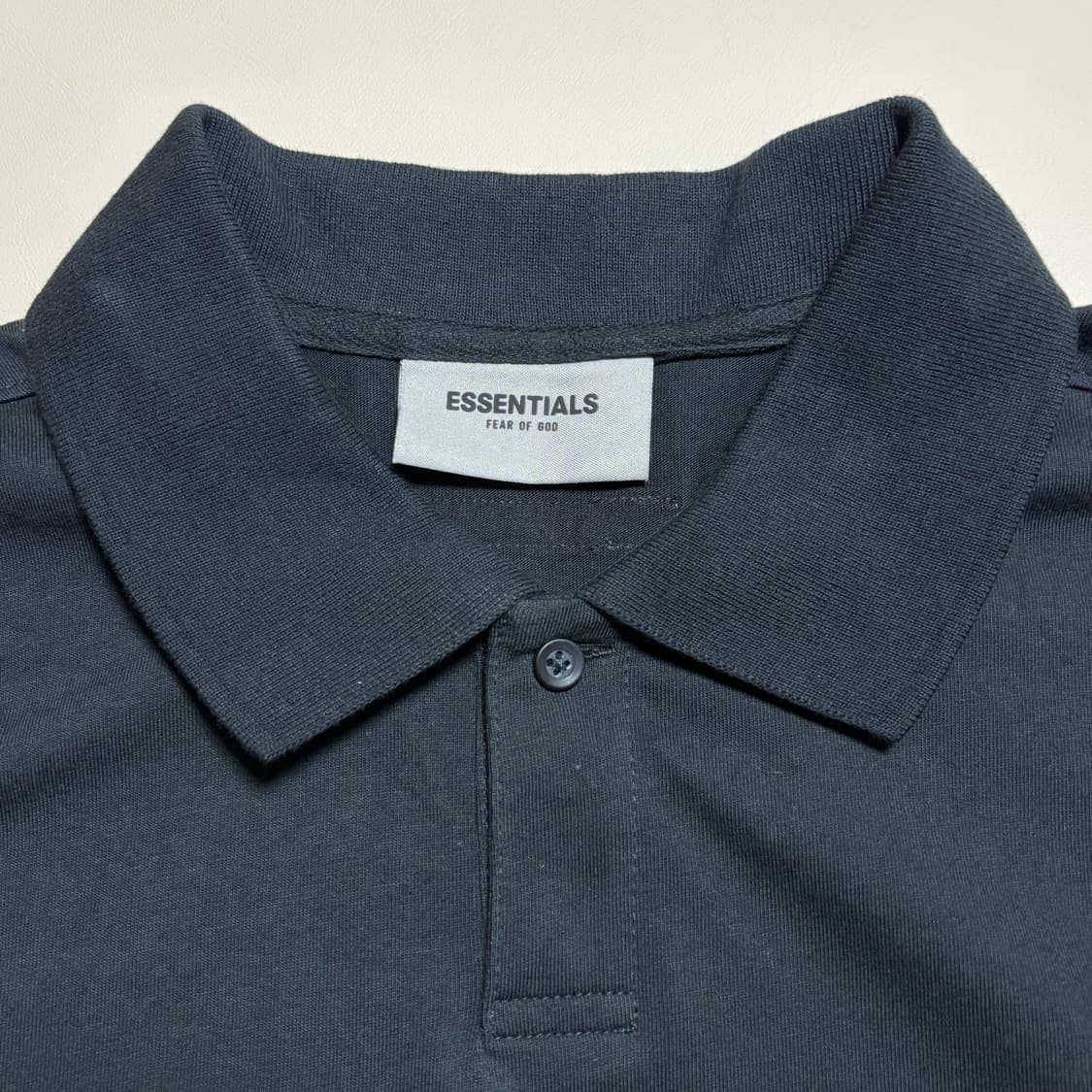 피어오브갓 에센셜 블랙 반팔 카라티 S 상품이미지7