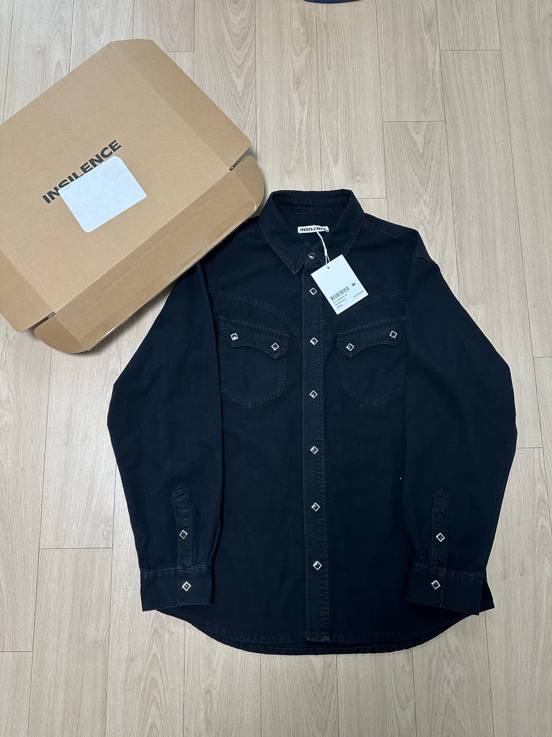 인사일런스 데님 웨스턴 셔츠 상품이미지1