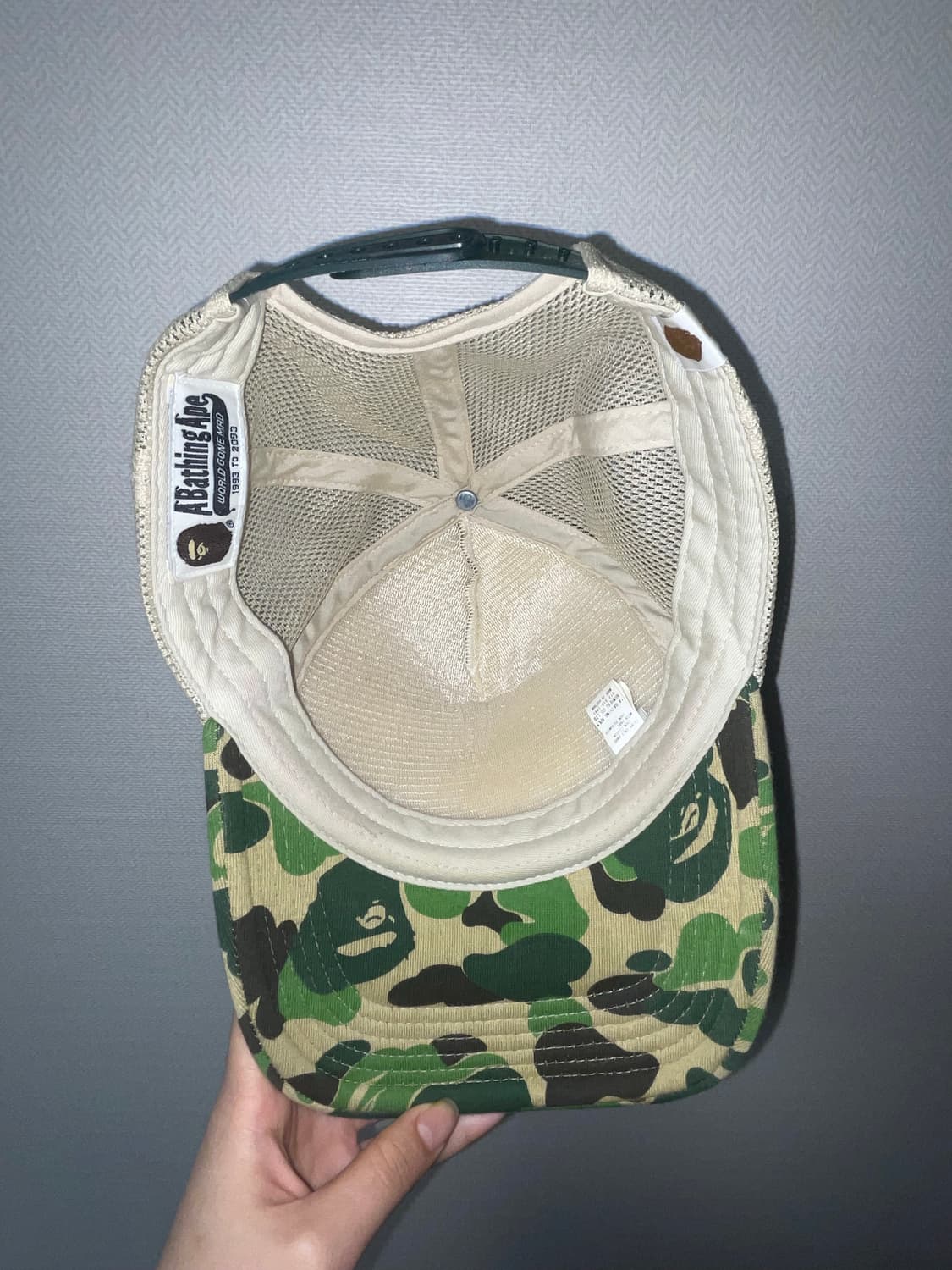 베이프 23 ss ABC 카모 페이스 매쉬 캡 모자 상품이미지4