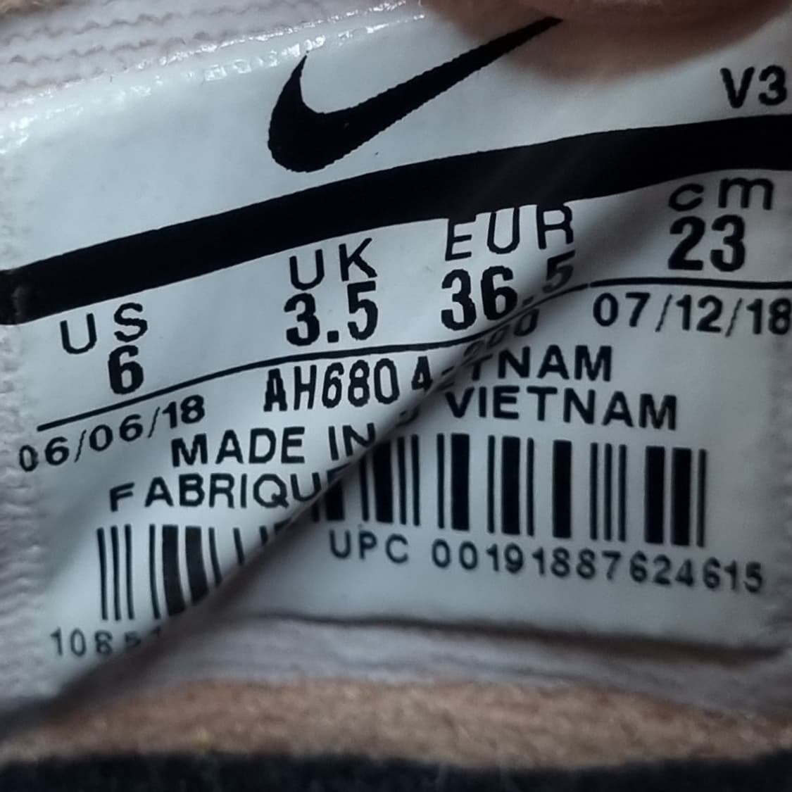 나이키 허라취 시티로우 운동화230 상품이미지6