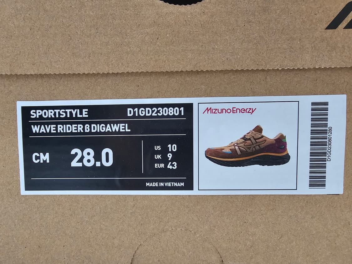 미즈노×디가웰 웨이브 라이더 베타 280mm 새상품 상품이미지7