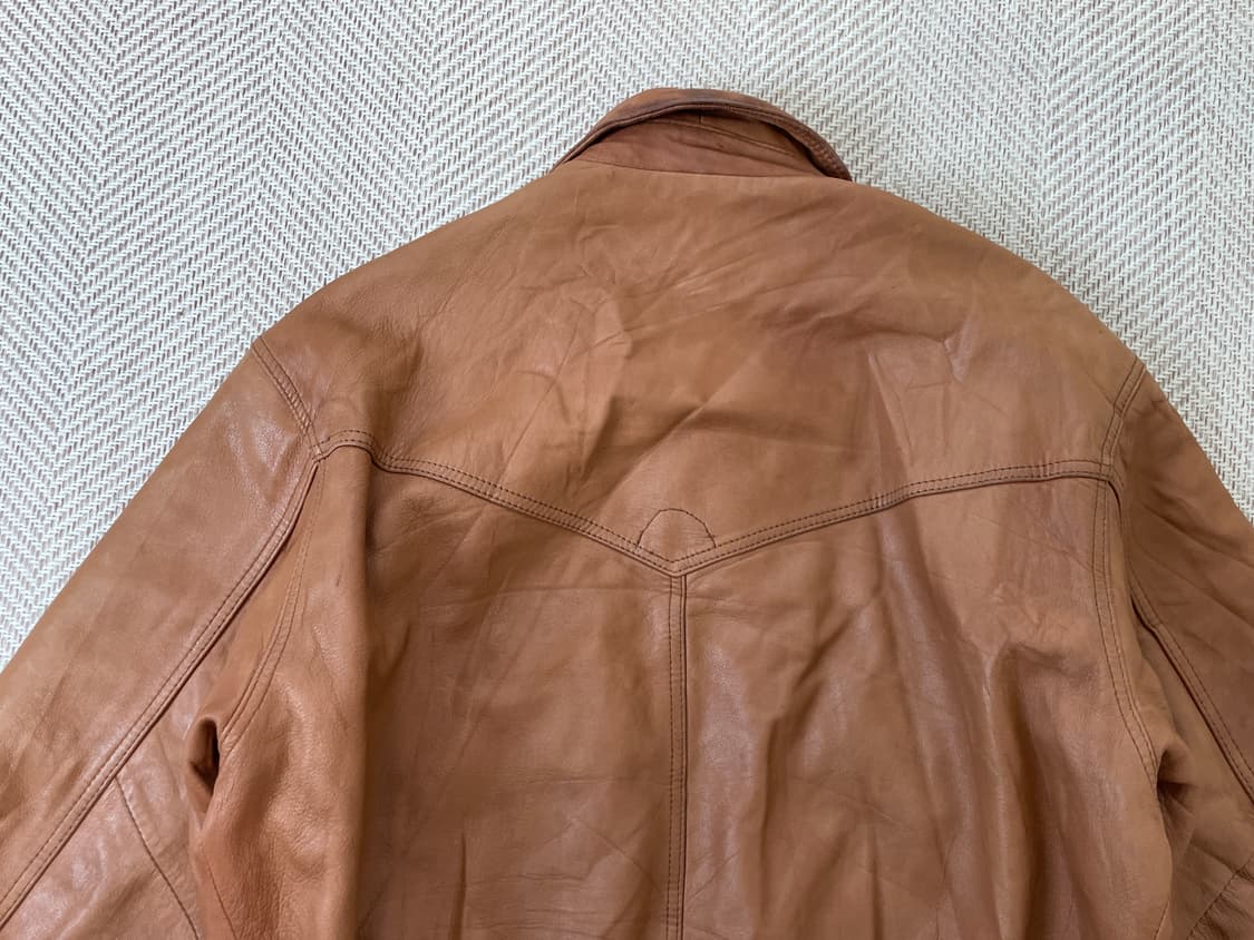 빈티지 conquistador A-2 플라이트 레더자켓 J03929 상품이미지9