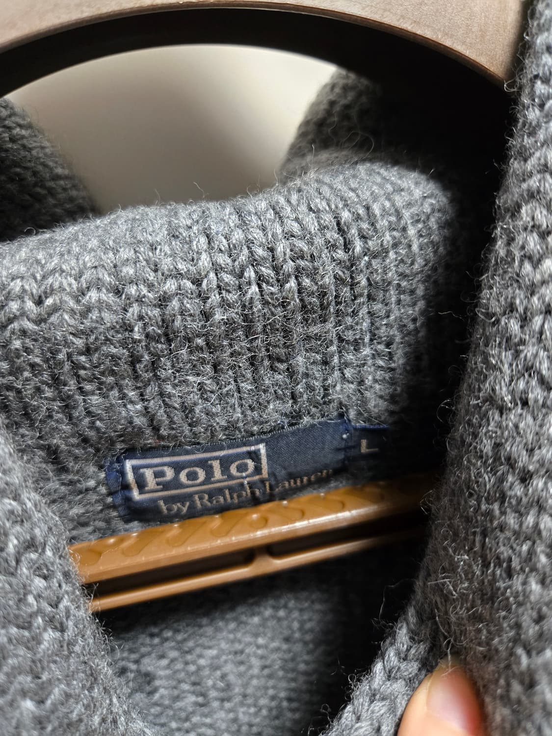 폴로 울 니트 상품이미지2