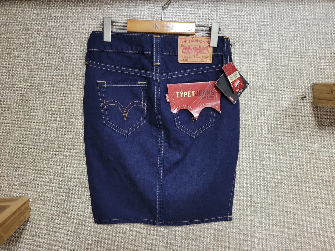 S사이즈 리바이스 타입원 청스커트 새상품 빈티지 상품이미지2