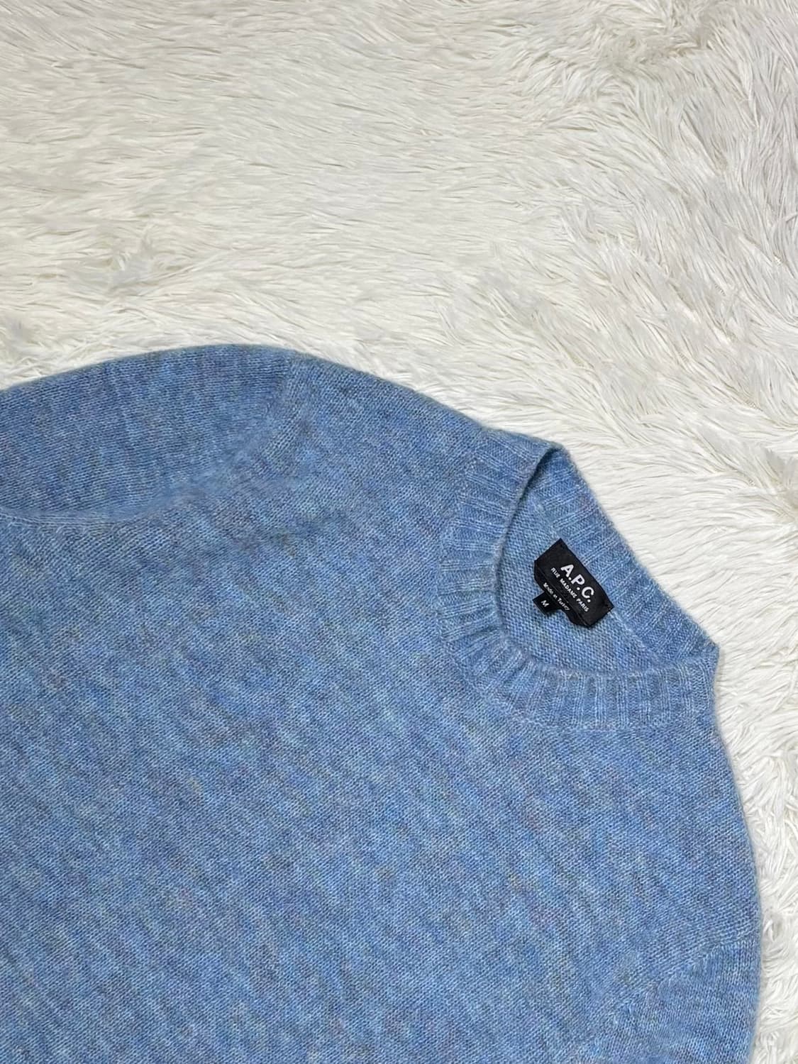 아페쎄 루카스 베이비블루 울 니트 상품이미지4