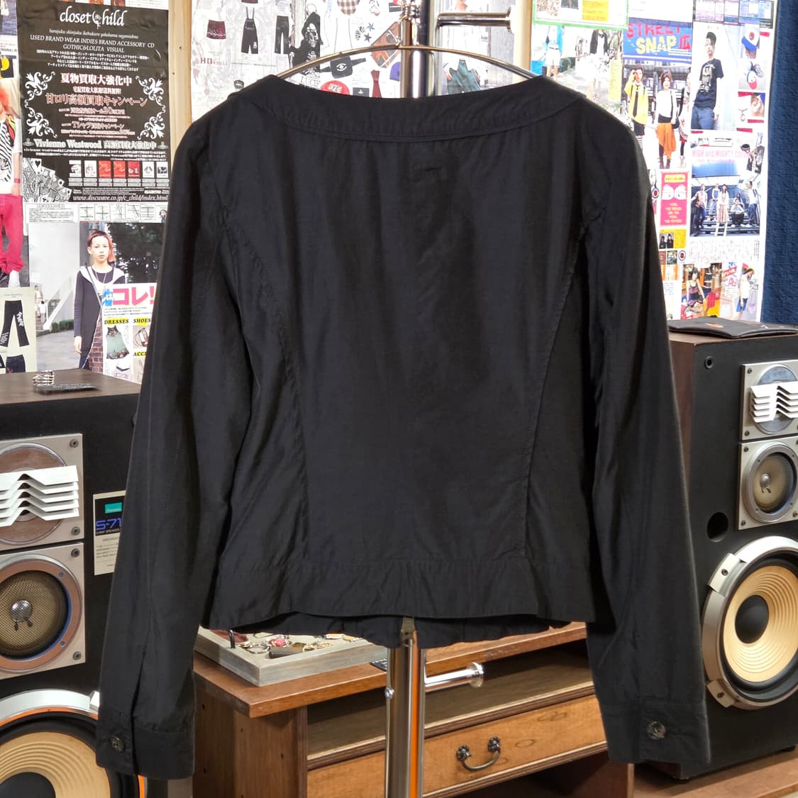 JPN 논카라 핀턱 투지퍼 자켓 상품이미지5