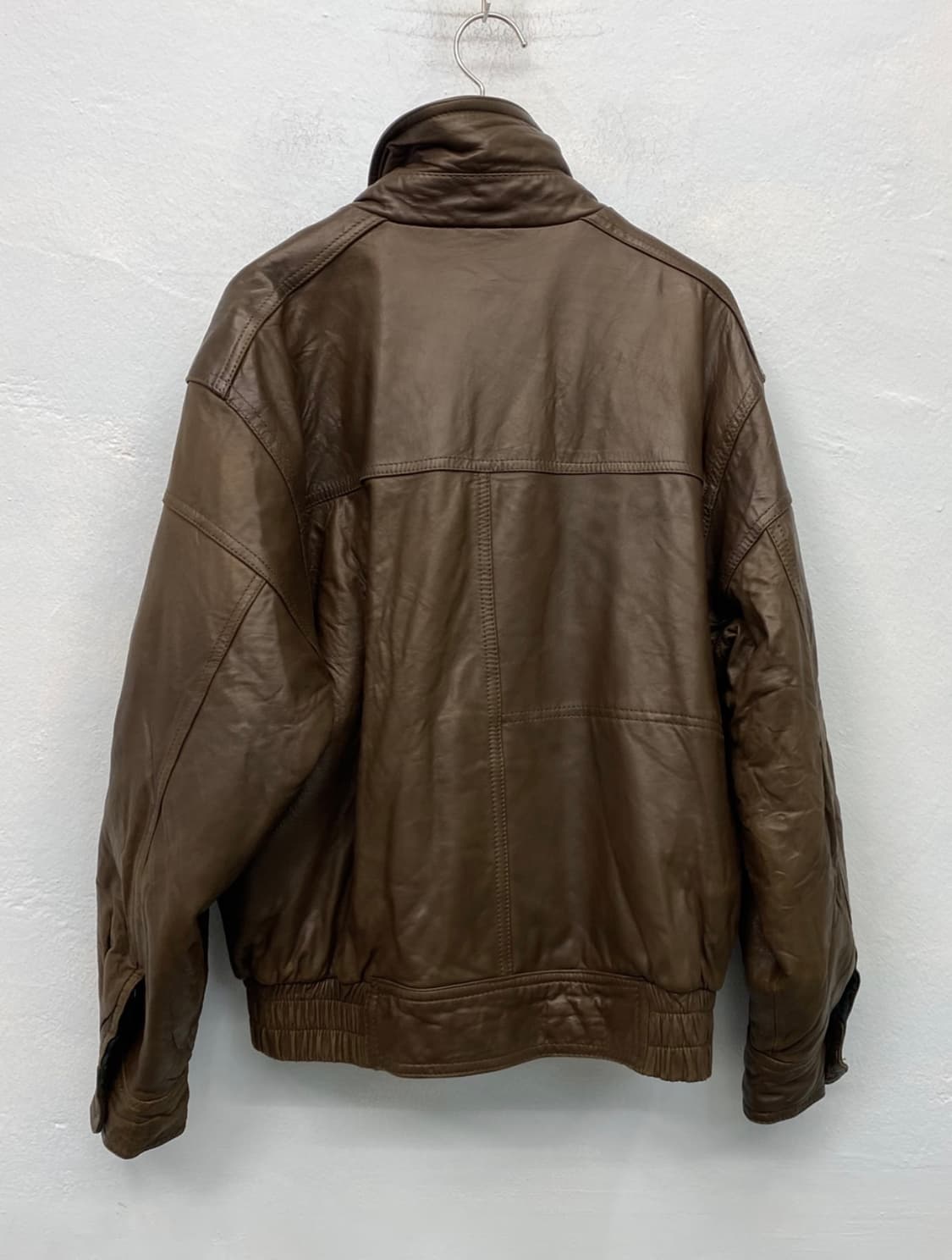 Ixiz brown leather jacket# 상품이미지7