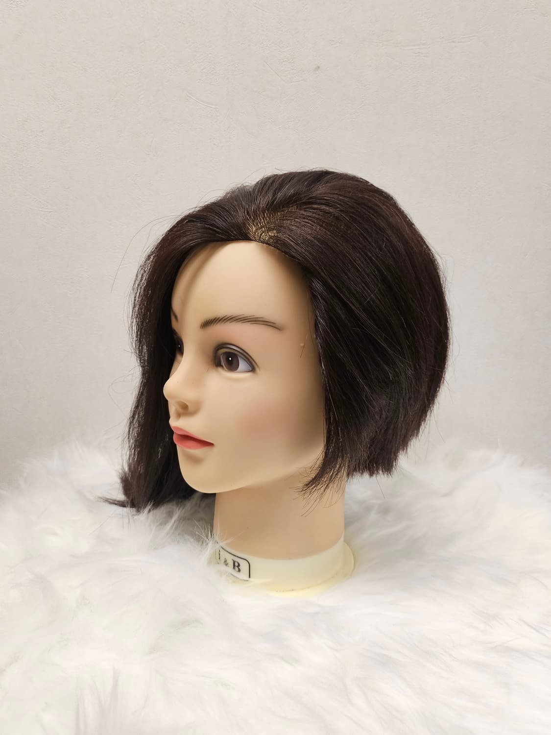 미용사 국가자격시험 컷 연습용 통가발 민두 | 인모 | 1.5만원 상품이미지2