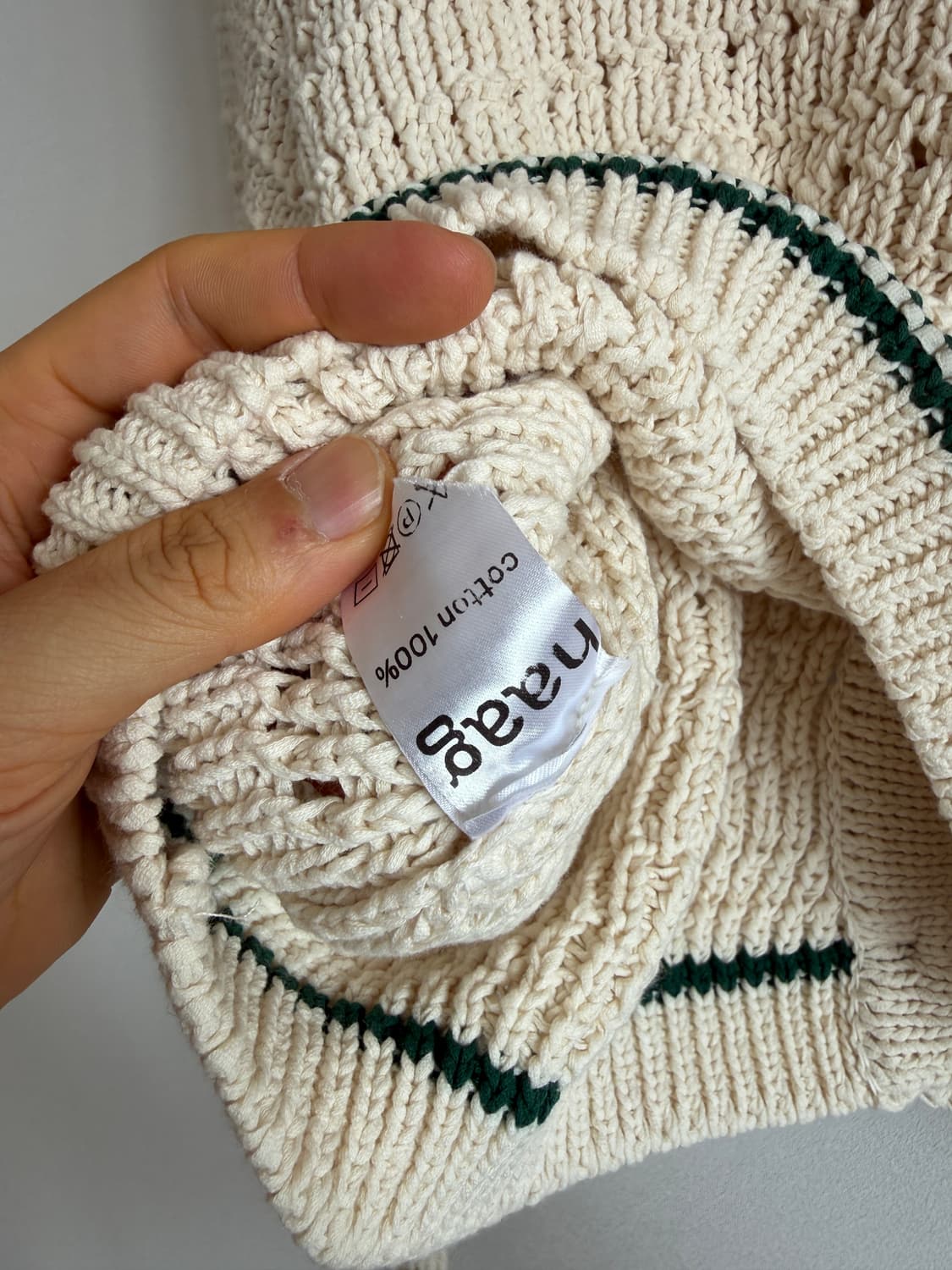 헤이그(haag) 코튼 가디건 상품이미지6