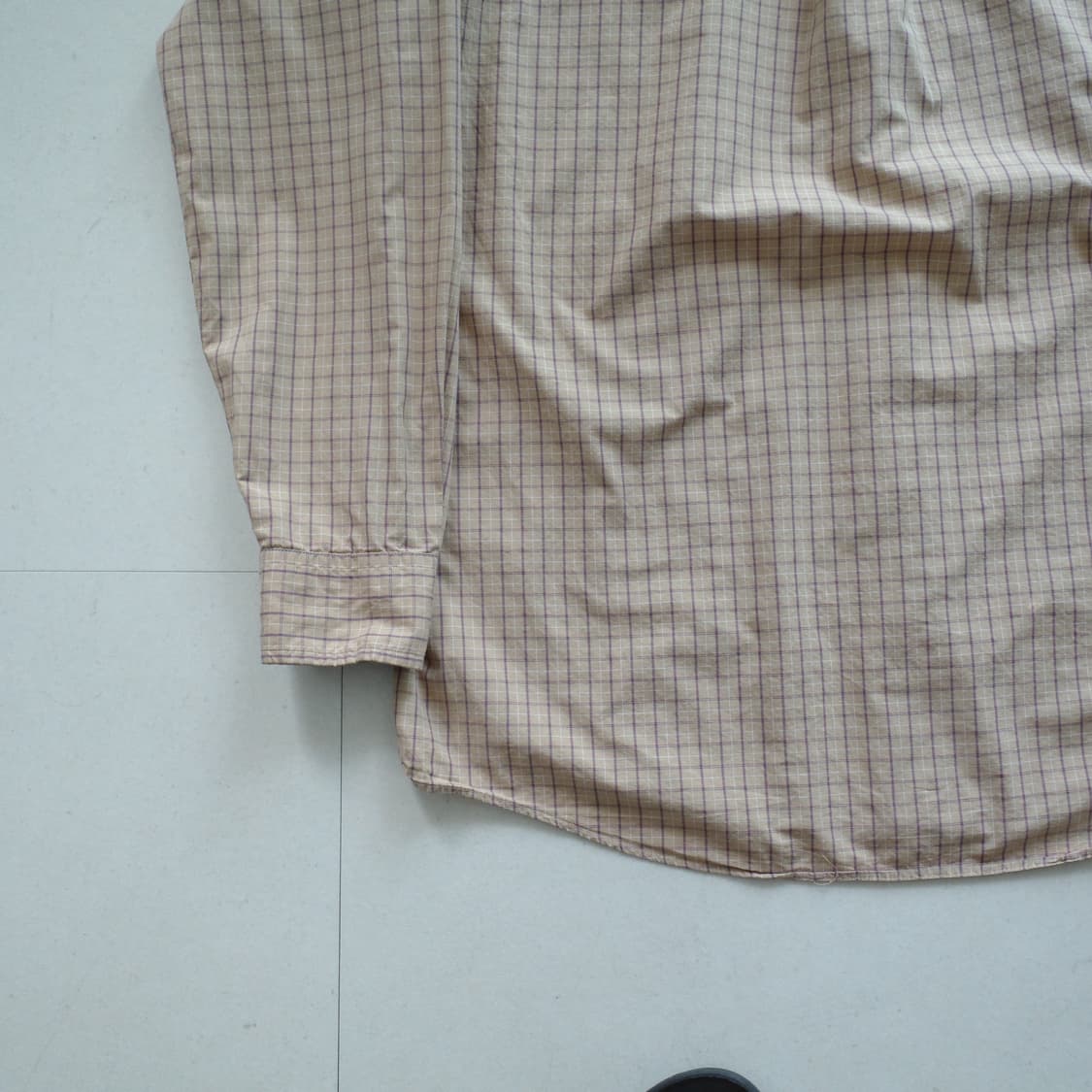 90s 엘엘빈 빈티지 MADE IN USA 체크 셔츠 커스텀핏 L 상품이미지9
