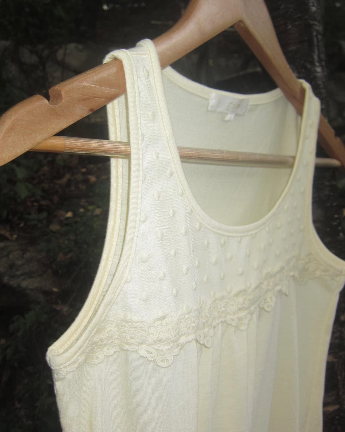 vintage yellow dot vest 상품이미지3