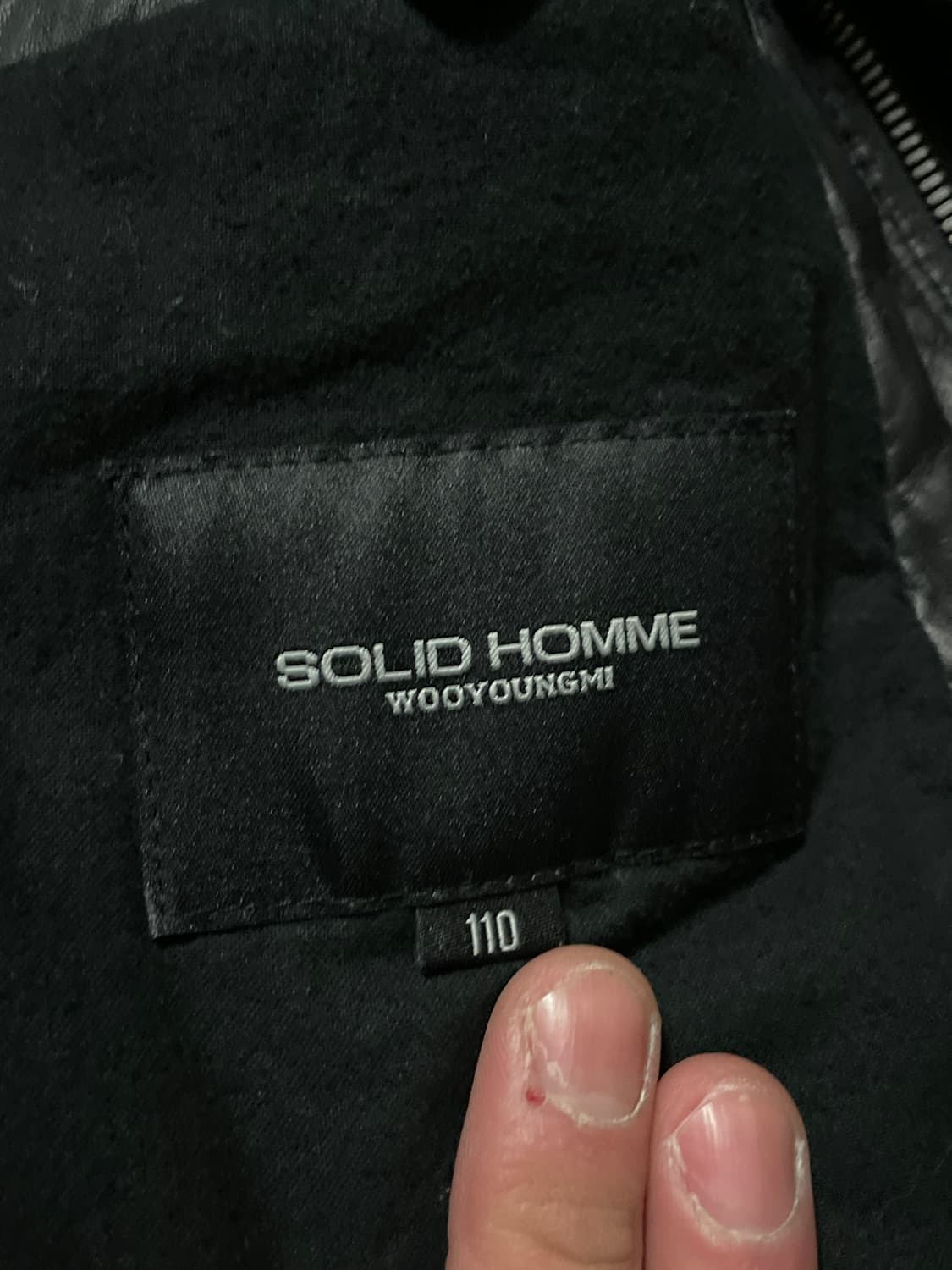 [52] SOLID HOMME 2중 지퍼 레이어드 양가죽 레더 자켓 상품이미지8