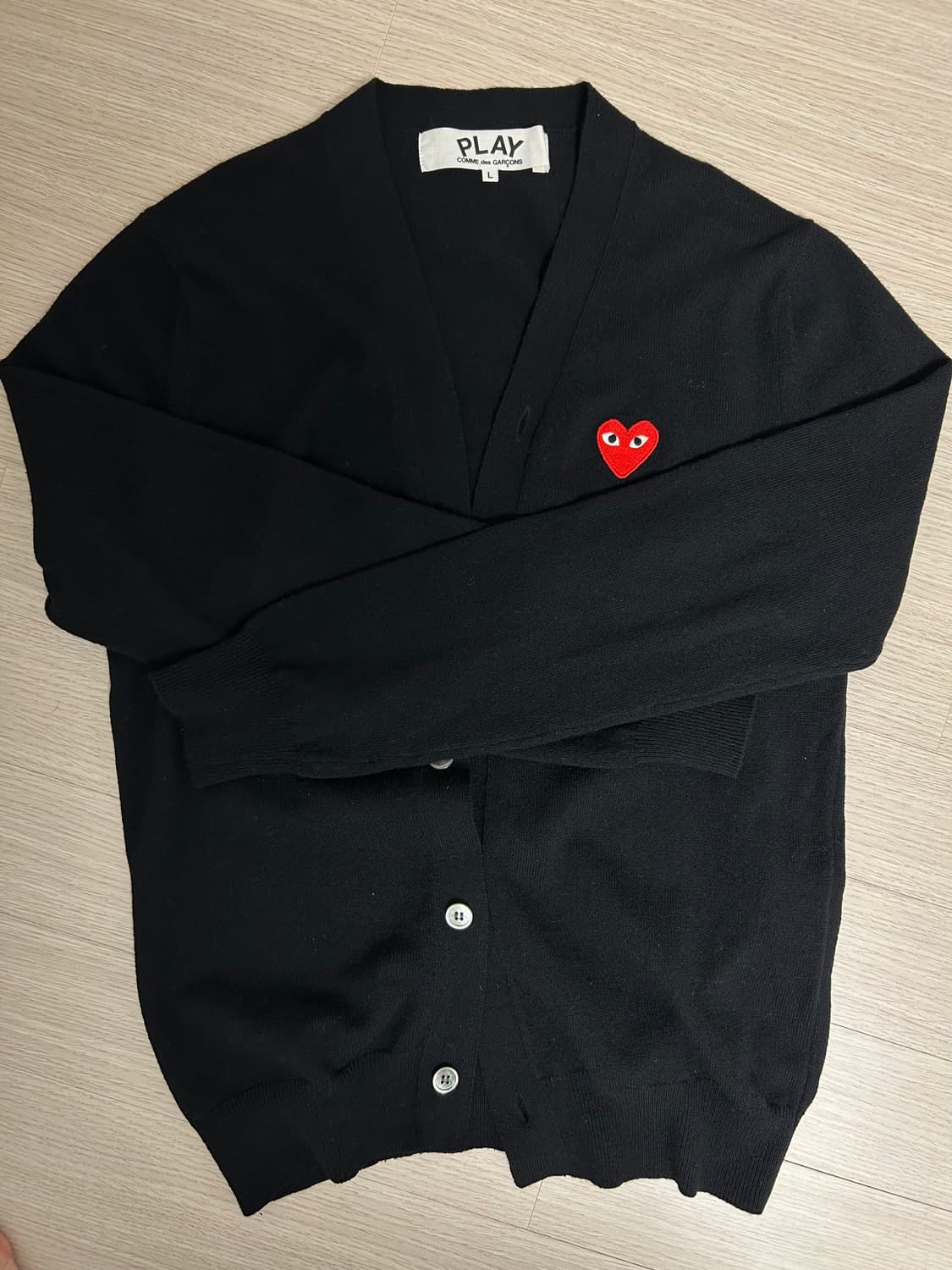꼼데가르송 가디건 L 상품이미지1