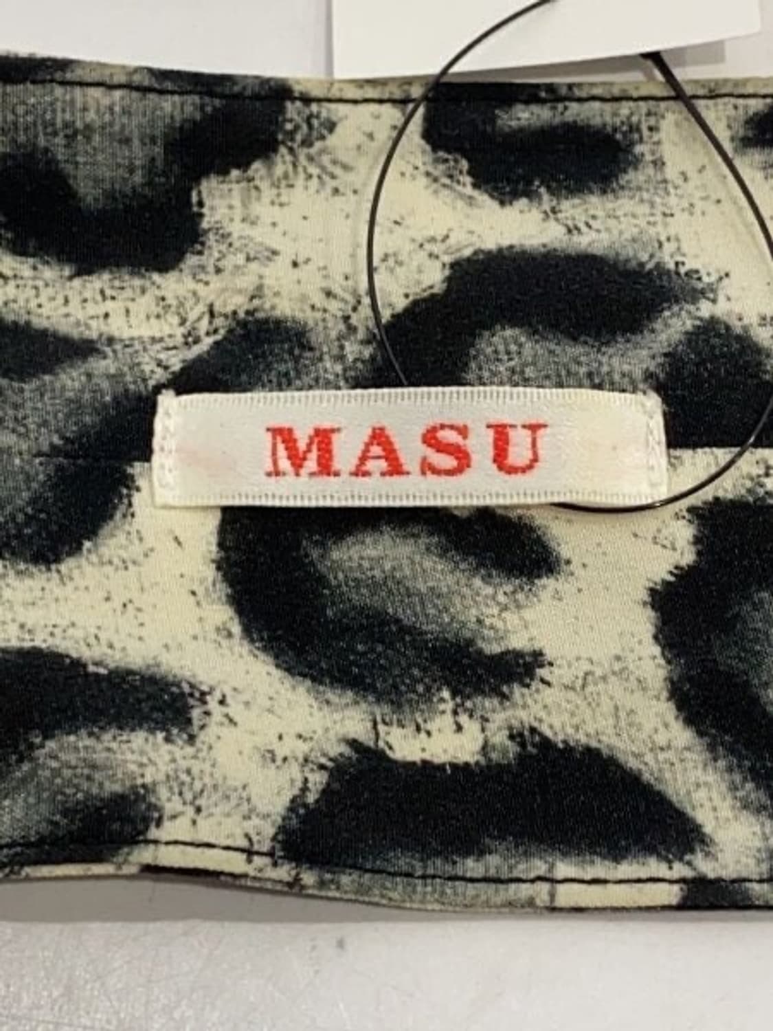 Masu Leopard Scarf White 상품이미지3