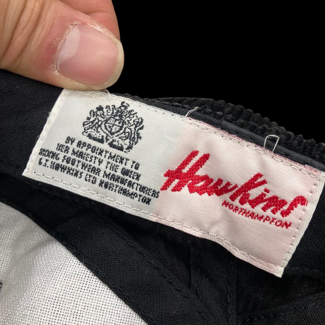 HAWKINS 호킨스 자수로고 코듀로이 블랙 캡 상품이미지5