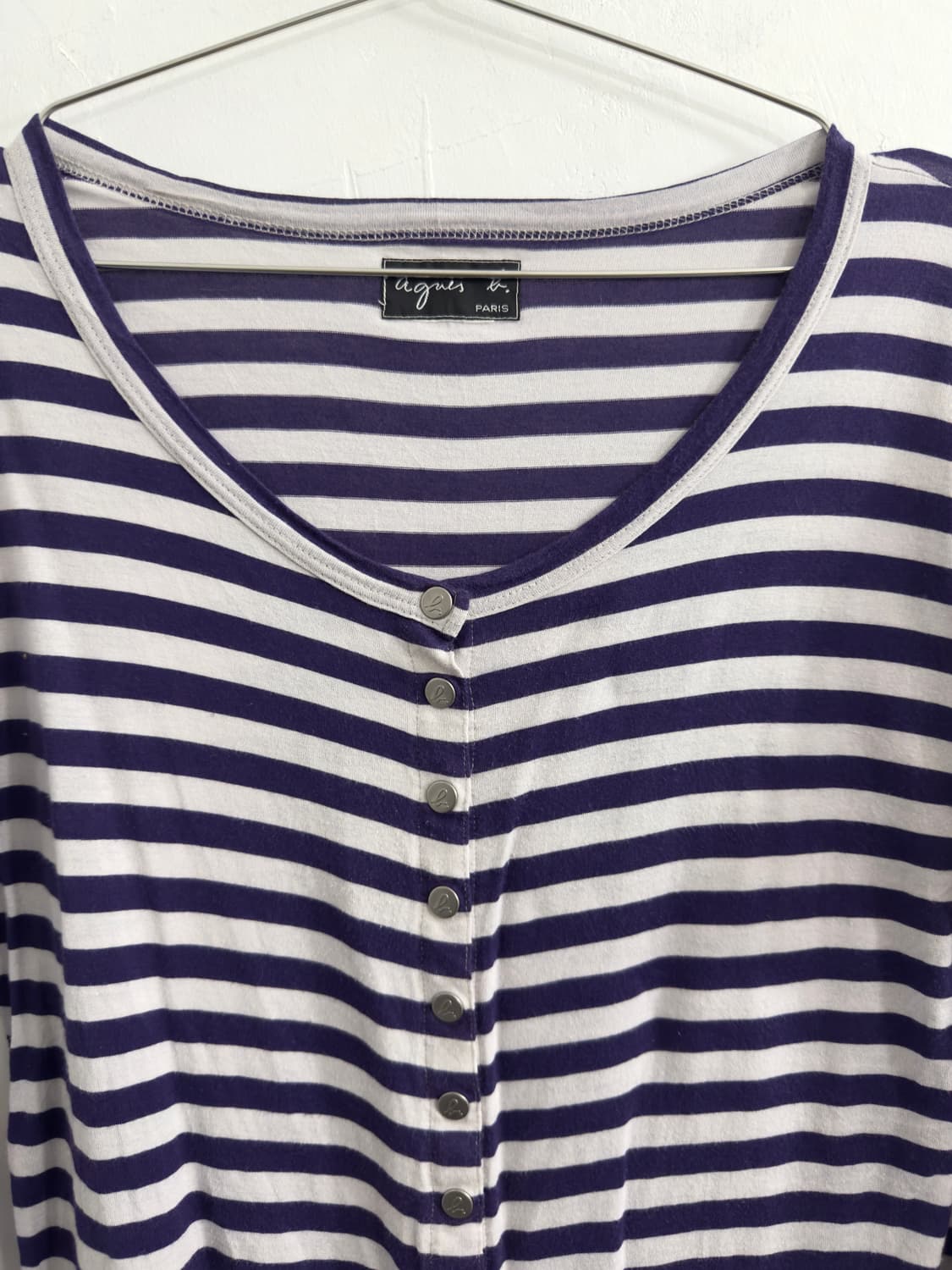 agnes b stripe cardigan 상품이미지4