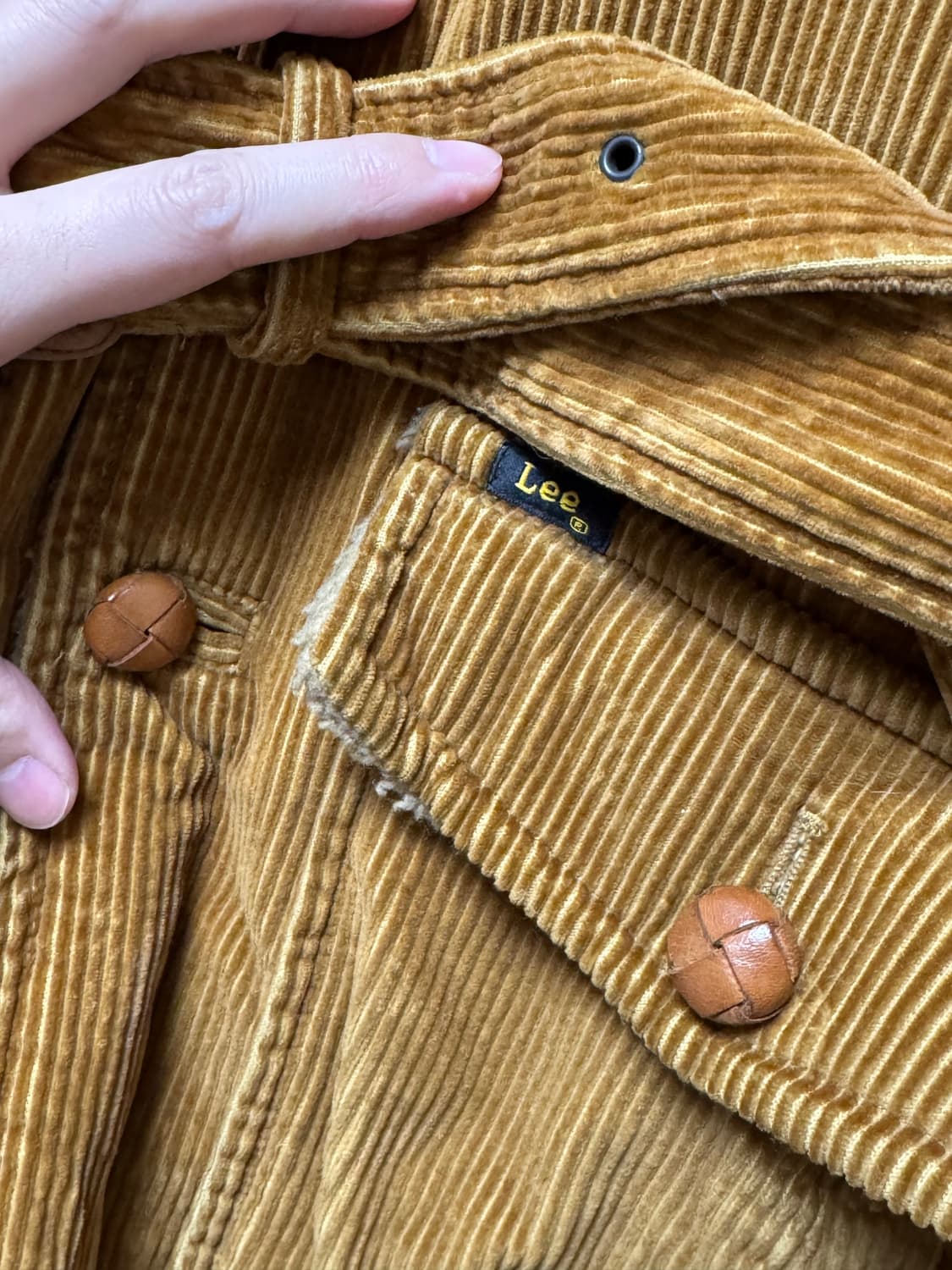 Lee 코듀로이 셰르파 벨티드 자켓 상품이미지3