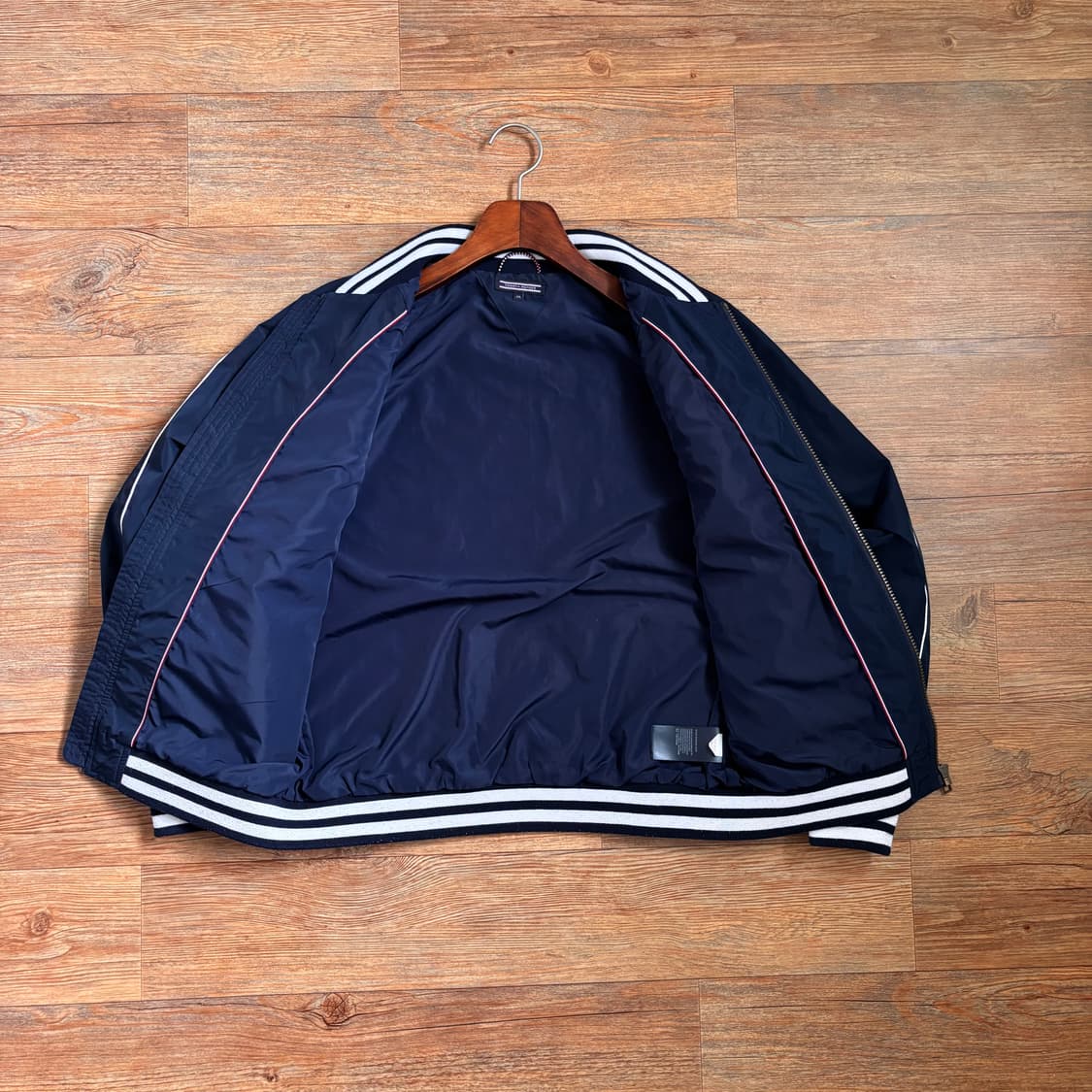 타미힐피거 여성 M 네이비 점퍼 블루종 스타디움 하트 상품이미지4