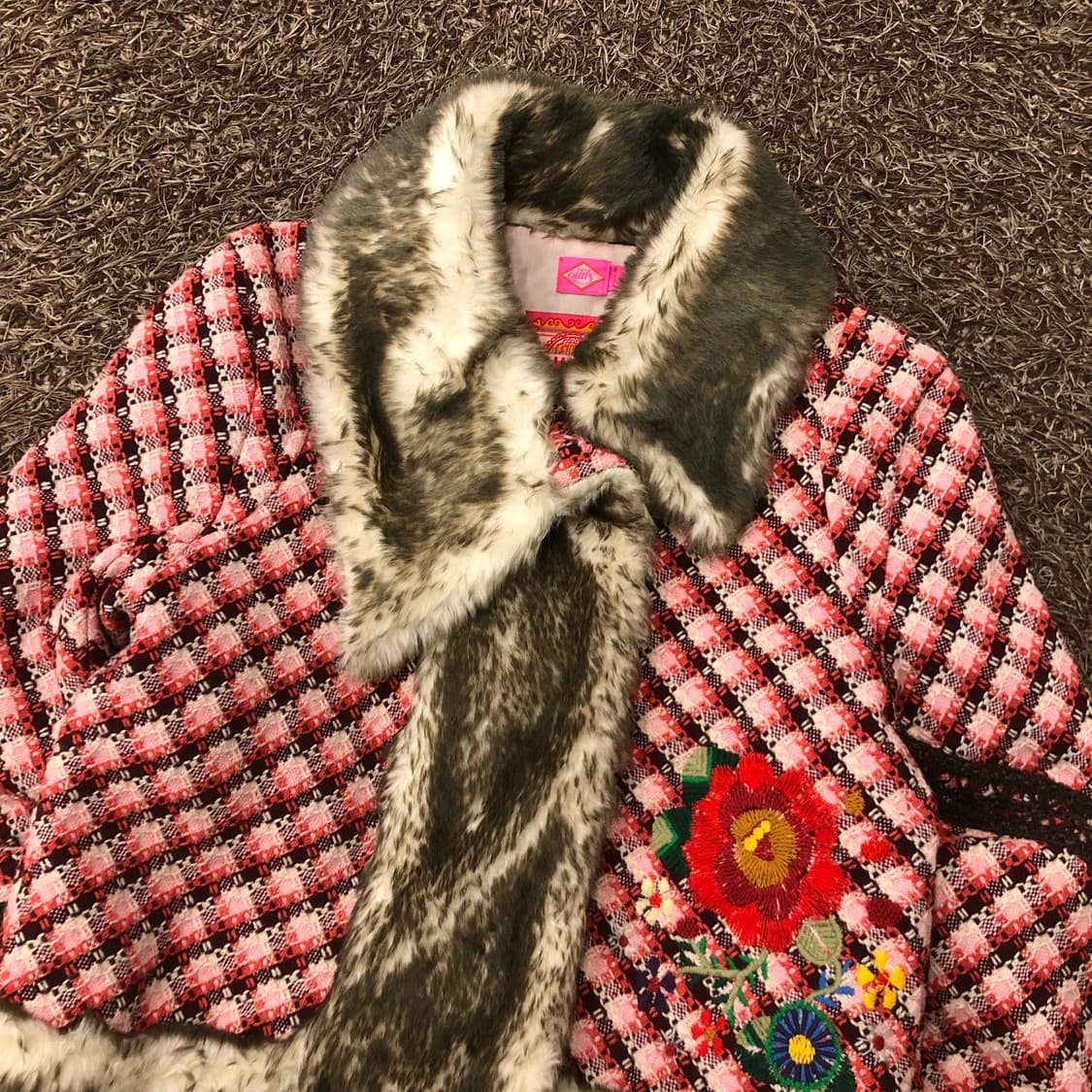 55 오일릴리 퍼 트위드 자켓 38 상품이미지2