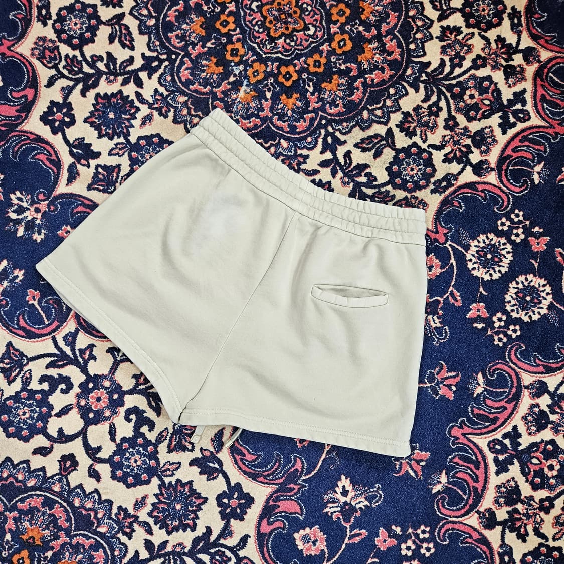 미우미우(MiuMiu) 시그니쳐 로고 저지 밴딩 반바지 38size 상품이미지2