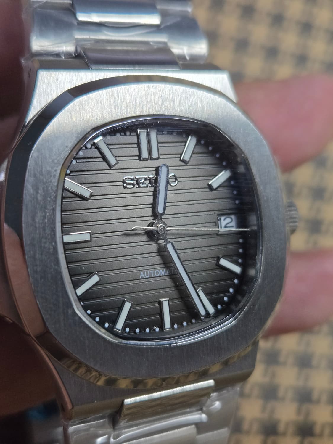 세이코 SEIKO 노틸러스 MOD 블랙 그라데이션 오토매틱 상품이미지1