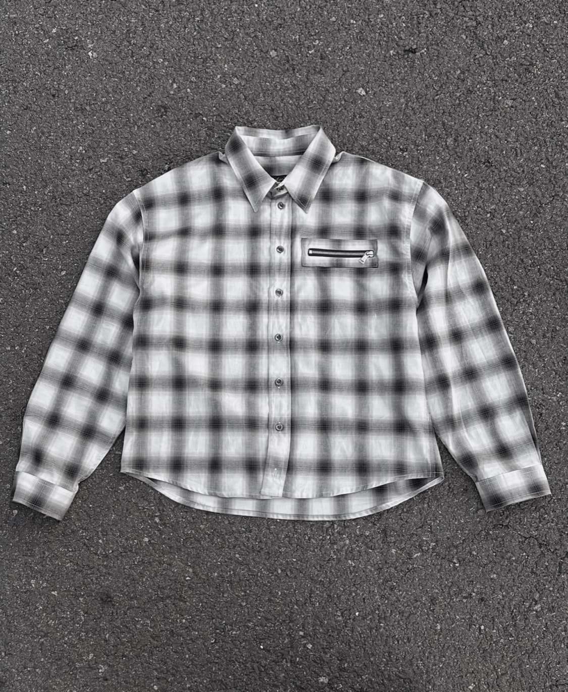 포그서비스 밀리터리 재팬 코튼 체크 ma-1 셔츠 2 상품이미지4