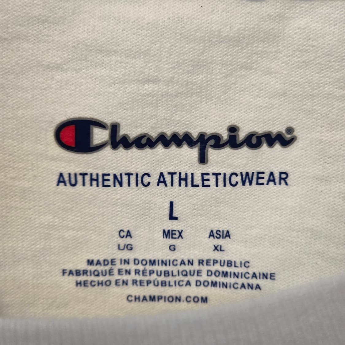 챔피온 로고 프린팅 화이트 반팔 상품이미지8