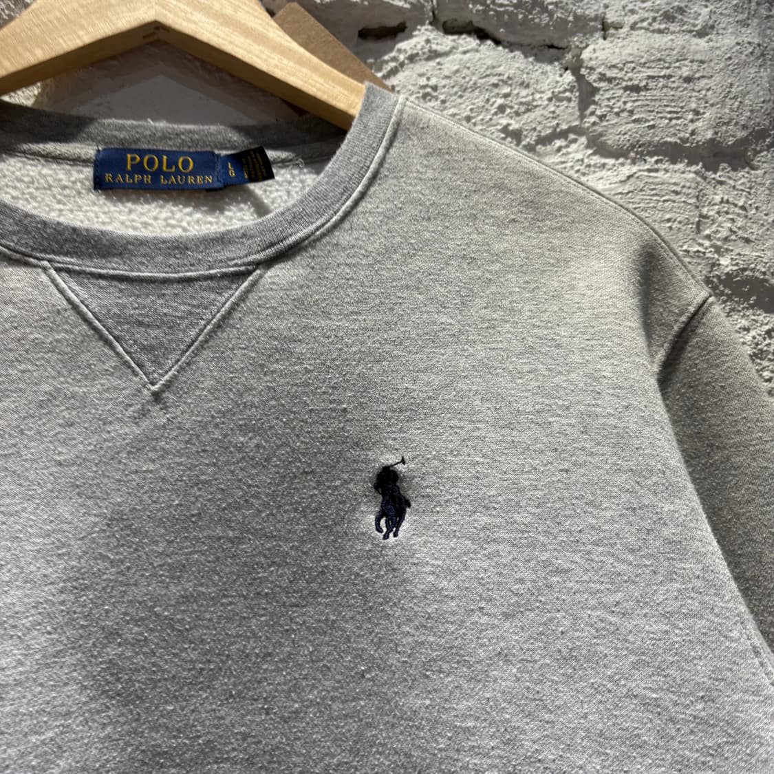 폴로 그레이 맨투맨 상품이미지3