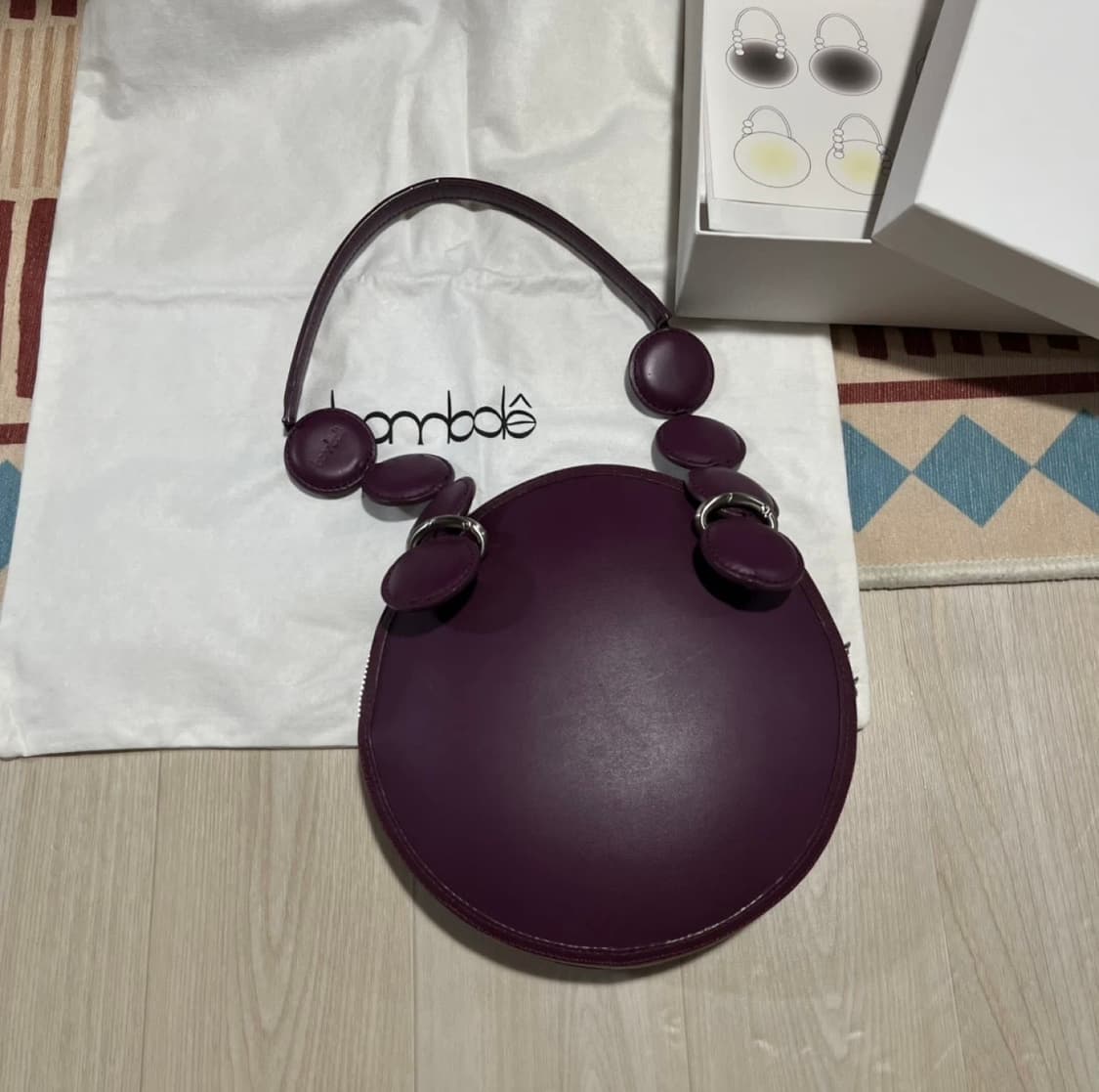 🏷️ 밤볼레 백 2 bambolê bag 2 새제품 / 포도 상품이미지3