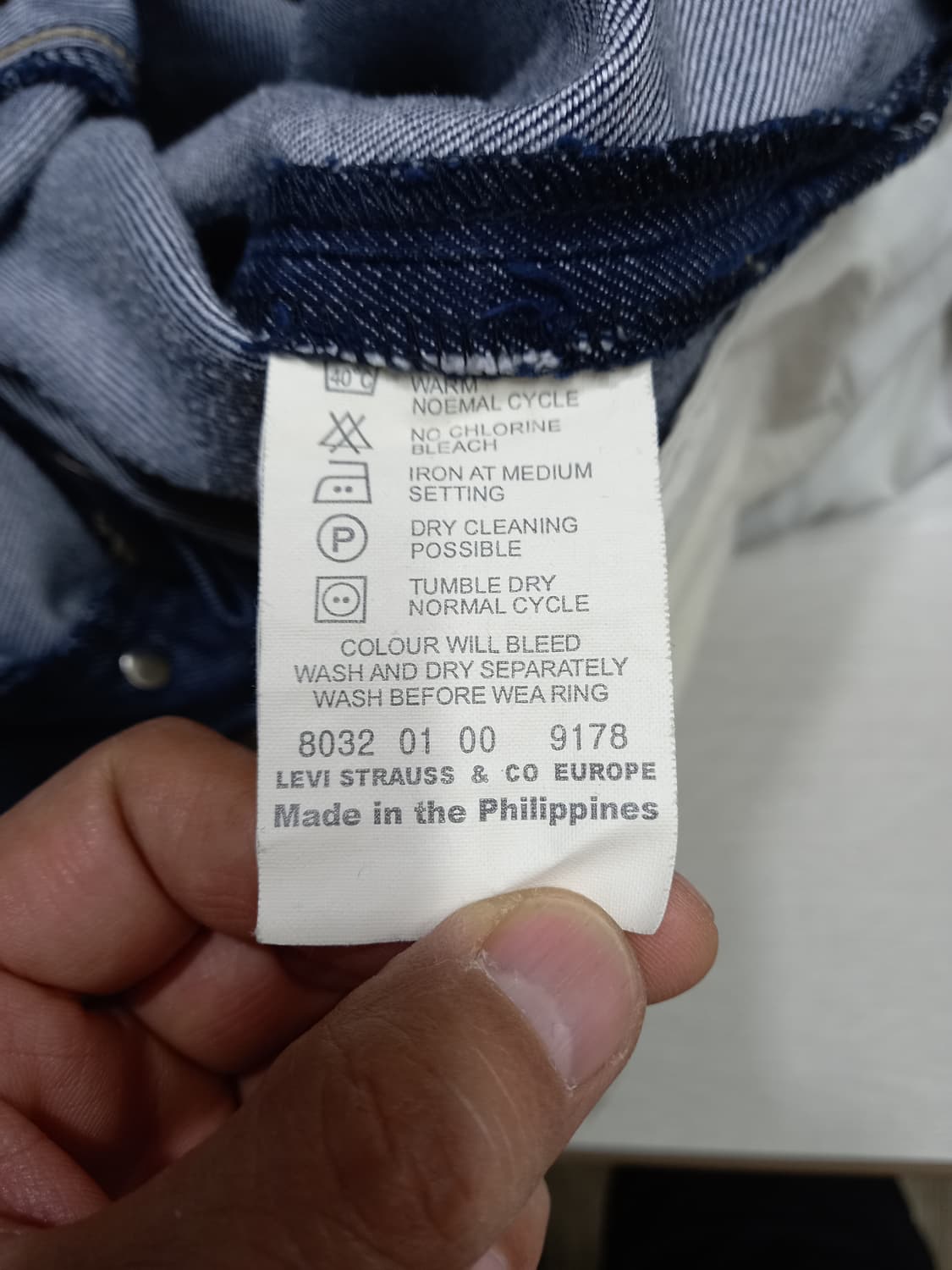 34b00's 리바이스 엔지니어드 일자진 진청 34-556 상품이미지7