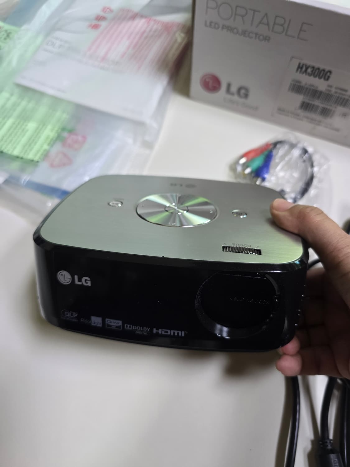 LG 미니빔 프로젝터 HX300G 풀세트 (거의 새상품급) 상품이미지5