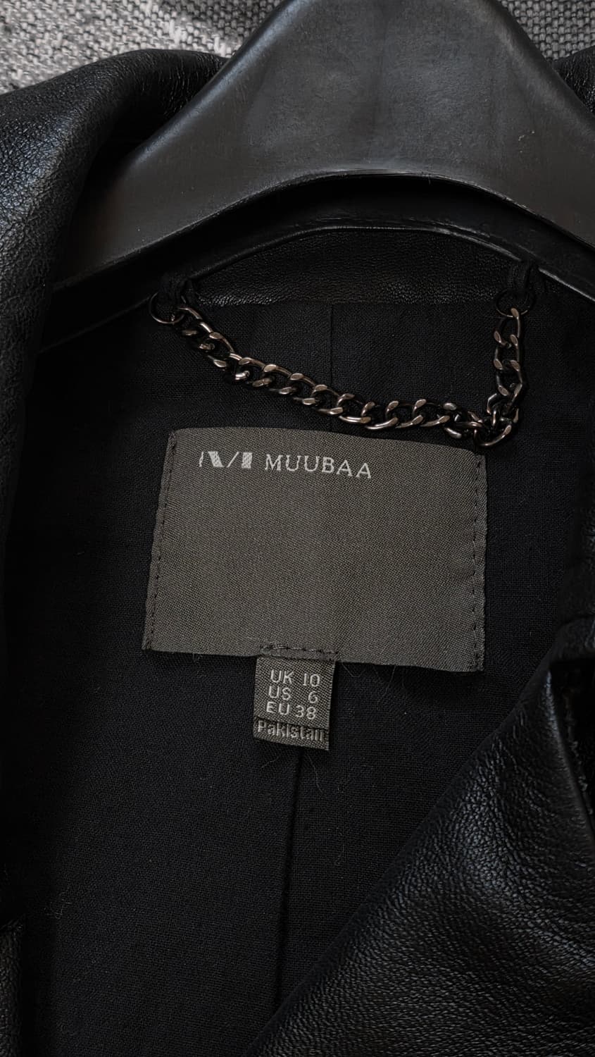 MUUBAA 무바 천연 램스킨 라이더자켓 55 (양가죽) 상품이미지5